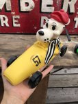 画像14: 70s Vintage 57 Racing Dog Plastic Coin Bank Yellow (C273)