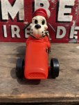 画像5: 70s Vintage 57 Racing Dog Plastic Coin Bank Red (C274)