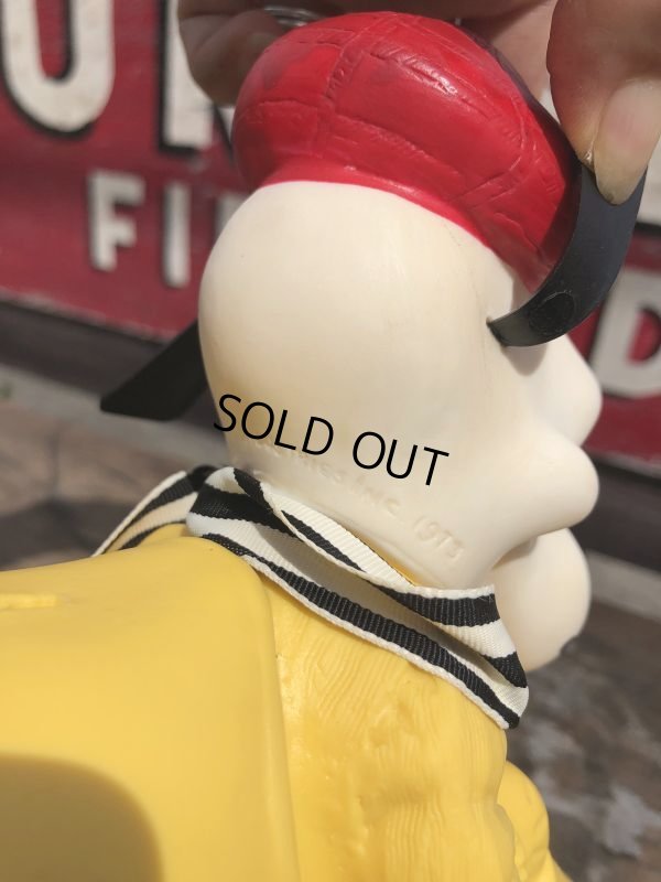 画像12: 70s Vintage 57 Racing Dog Plastic Coin Bank Yellow (C273)