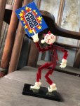 画像20: 40s Vintage REDDY KILOWATT Standing Business Card Holder Figure Red w/Black Stand (C276)