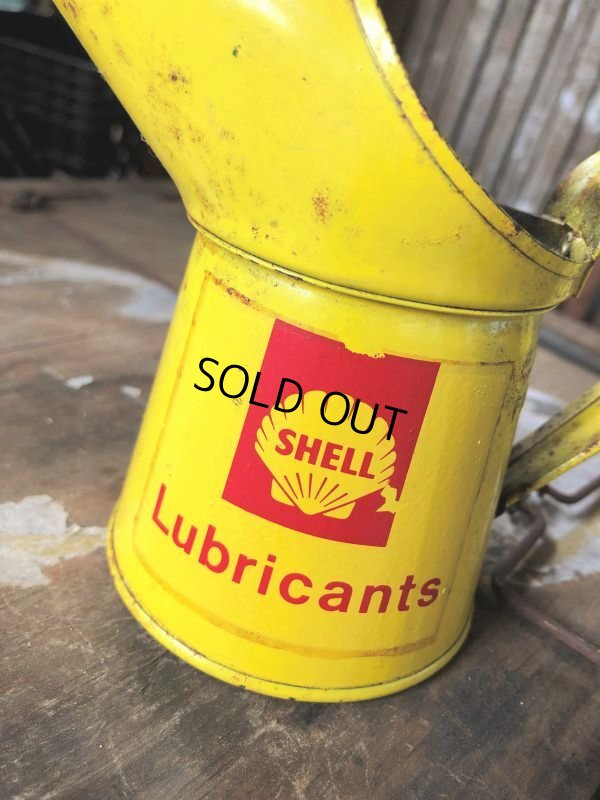 画像14: Vintage Shell Half Pint Lubricants Oil Jug Pourer (C278)
