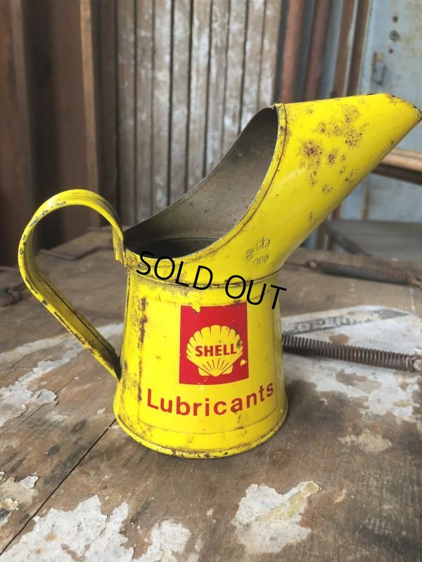 画像7: Vintage Shell Half Pint Lubricants Oil Jug Pourer (C278)