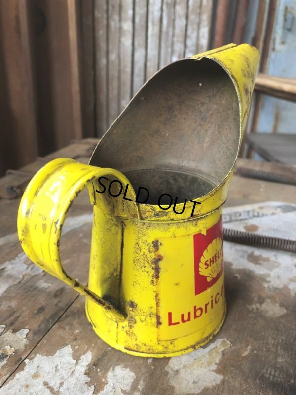 画像8: Vintage Shell Half Pint Lubricants Oil Jug Pourer (C278)