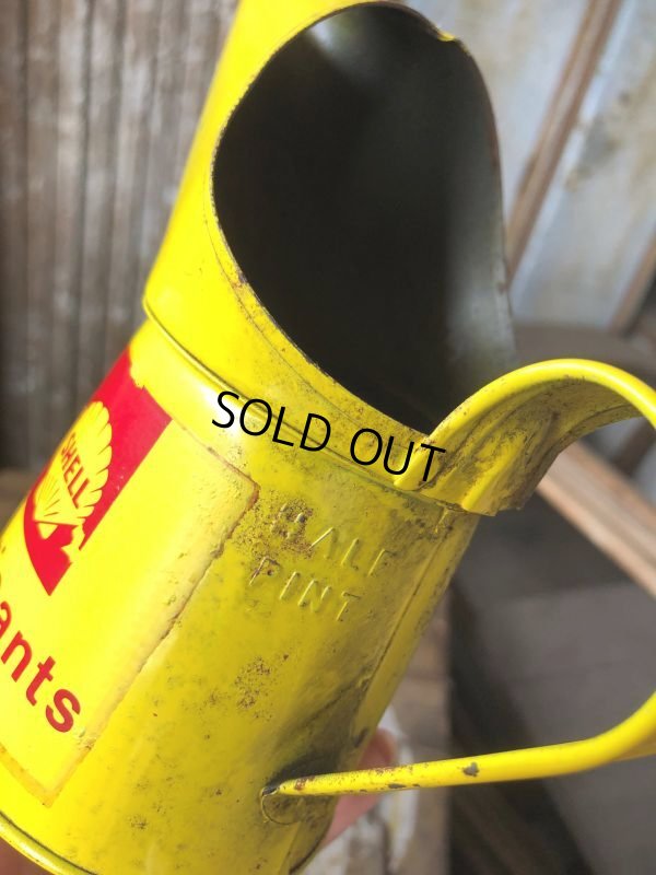 画像10: Vintage Shell Half Pint Lubricants Oil Jug Pourer (C278)