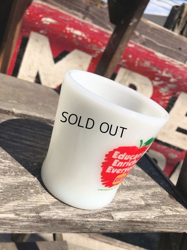 画像11: 80s Vintage Anchor Hocking Fire-King BURGER KING Education Enriches Everyone Promotional (C280)