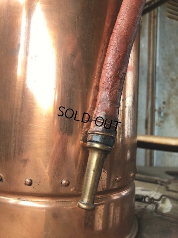 画像14: Vintage SIMPLEX Copper Brass Fire Extinguisher (C281)