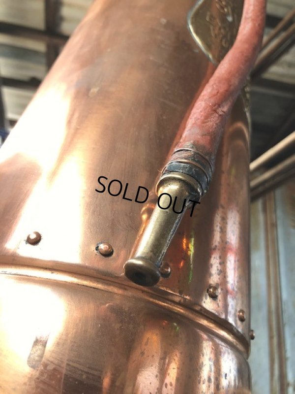 画像9: Vintage SIMPLEX Copper Brass Fire Extinguisher (C281)