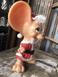 画像5: 70s Vintage Mouse Coin Bank Christmas Santa Claus C (C299)