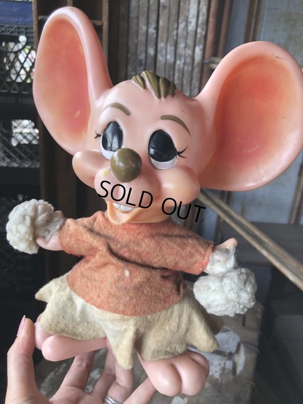 画像12: 70s Vintage Mouse Coin Bank Cheerleader D (C303)