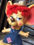 画像7: 70s Vintage Mouse Coin Bank Hillbilly Boy (C308)