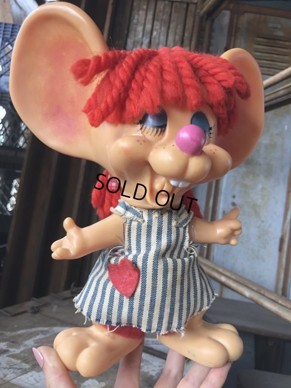 画像11: 70s Vintage Mouse Coin Bank Hillbilly Girl (C309)