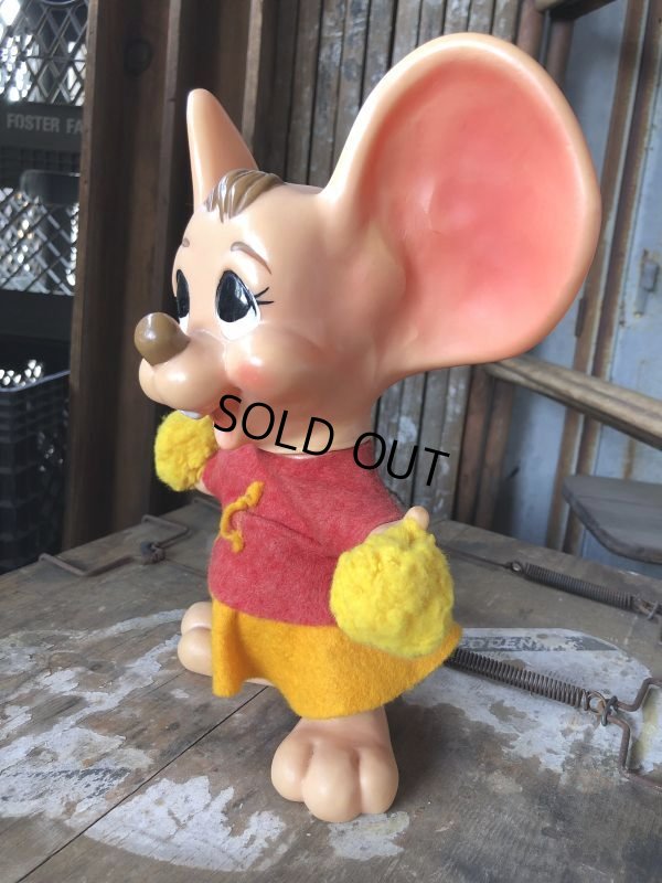 画像3: 70s Vintage Mouse Coin Bank Cheerleader C (C302)