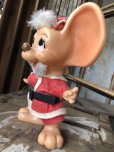 画像3: 70s Vintage Mouse Coin Bank Christmas Santa Claus C (C299)