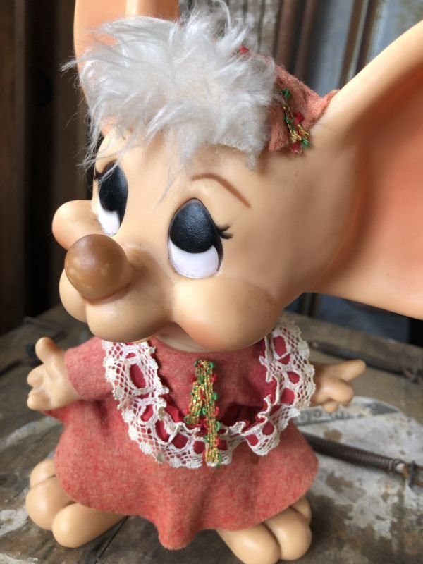 画像7: 70s Vintage Mouse Coin Bank Christmas B (C295)