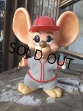 70s Vintage Mouse Coin Bank Baseball Player (C311)