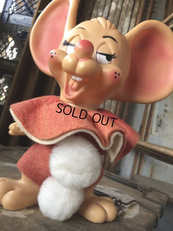 画像9: 70s Vintage Mouse Coin Bank Crown (C310)