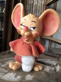 70s Vintage Mouse Coin Bank Crown (C310)