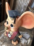 画像2: 70s Vintage Mouse Coin Bank Graduation Boy (C306) (2)