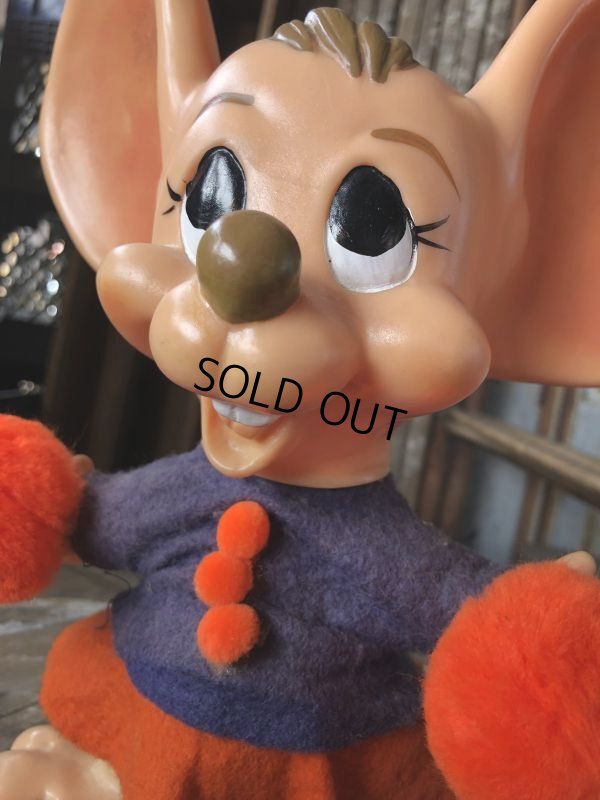 画像7: 70s Vintage Mouse Coin Bank Cheerleader A (C300)