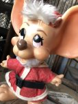 画像7: 70s Vintage Mouse Coin Bank Christmas Santa Claus C (C299)