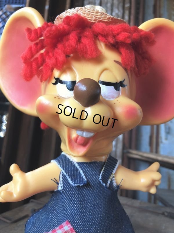 画像8: 70s Vintage Mouse Coin Bank Hillbilly Boy (C308)