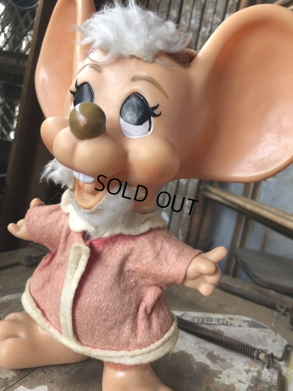 画像7: 70s Vintage Mouse Coin Bank Christmas Santa Claus A (C297)