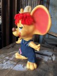 画像3: 70s Vintage Mouse Coin Bank Hillbilly Boy (C308)