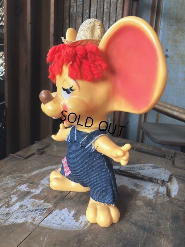 画像3: 70s Vintage Mouse Coin Bank Hillbilly Boy (C308)