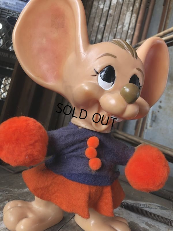 画像6: 70s Vintage Mouse Coin Bank Cheerleader A (C300)