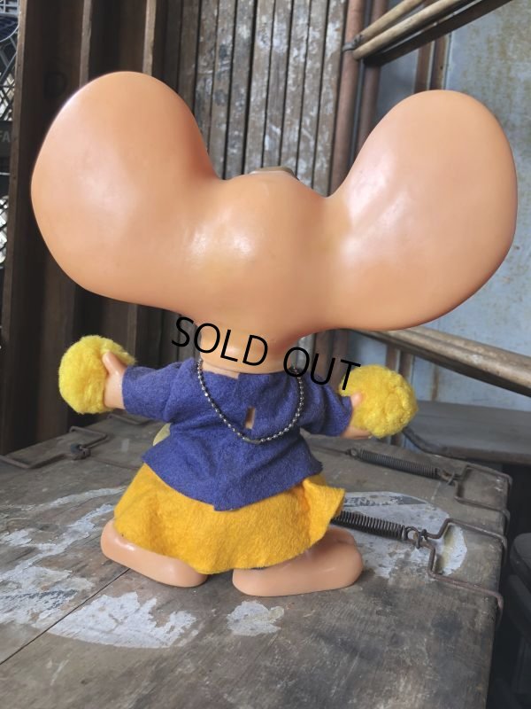 画像4: 70s Vintage Mouse Coin Bank Cheerleader B (C301)