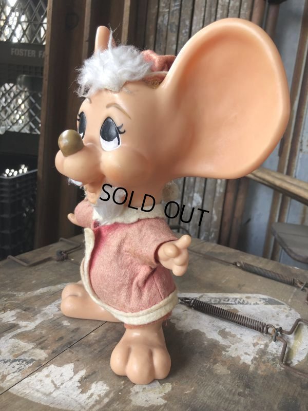 画像3: 70s Vintage Mouse Coin Bank Christmas Santa Claus A (C297)