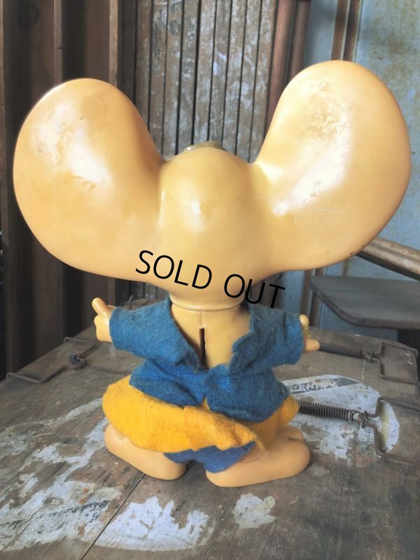 画像4: 70s Vintage Mouse Coin Bank Cheerleader F (C305)