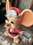 画像2: 70s Vintage Mouse Coin Bank Christmas Santa Claus C (C299) (2)