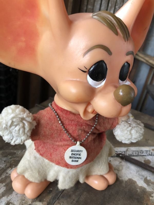 画像6: 70s Vintage Mouse Coin Bank Cheerleader E (C304)