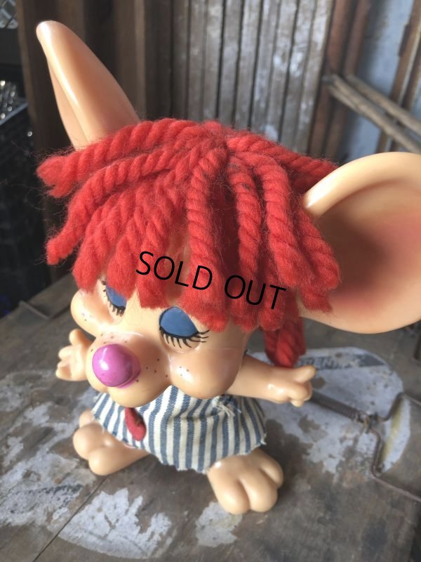 画像5: 70s Vintage Mouse Coin Bank Hillbilly Girl (C309)