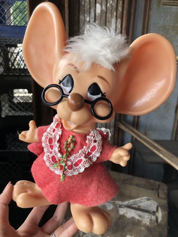 画像10: 70s Vintage Mouse Coin Bank Christmas C (C296)