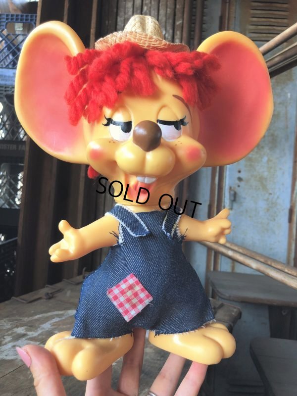 画像10: 70s Vintage Mouse Coin Bank Hillbilly Boy (C308)