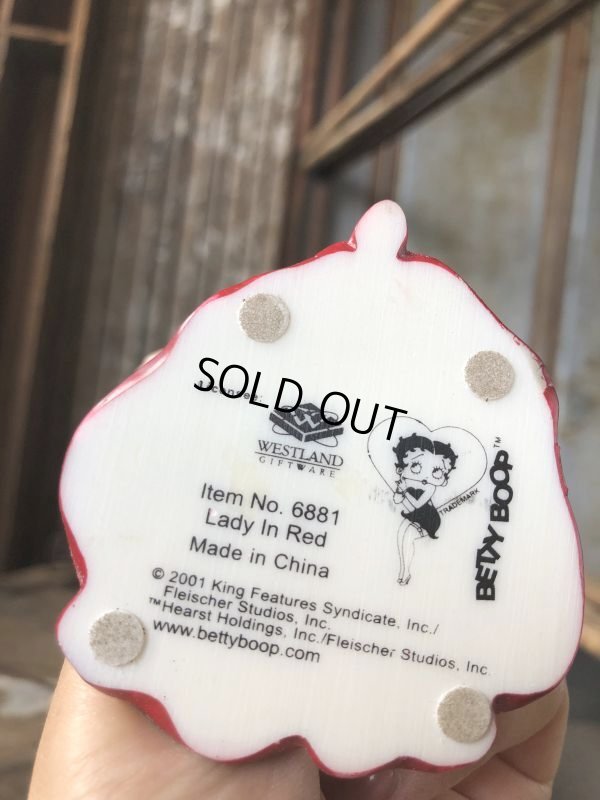 画像9: 2001 Westland Giftware Betty Boop Lady in Red Figurine (C291)