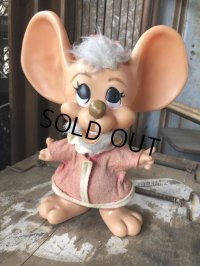 70s Vintage Mouse Coin Bank Christmas Santa Claus A (C297)