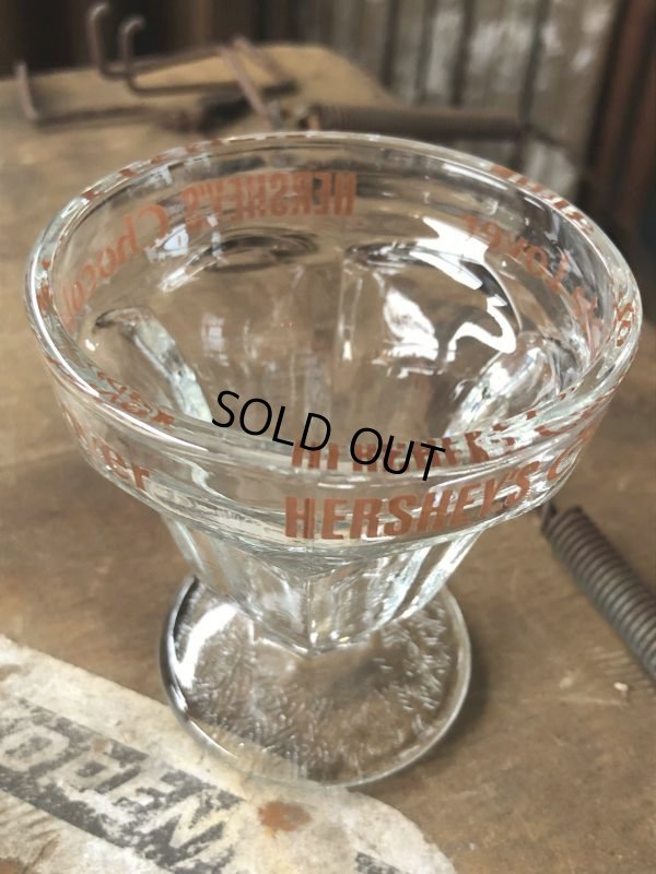 画像3: 70s Vintage Hershey's Chocolate Lover Sundae Glass B (C315)