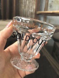 70s Vintage Hershey's Chocolate Lover Sundae Glass A (C314)