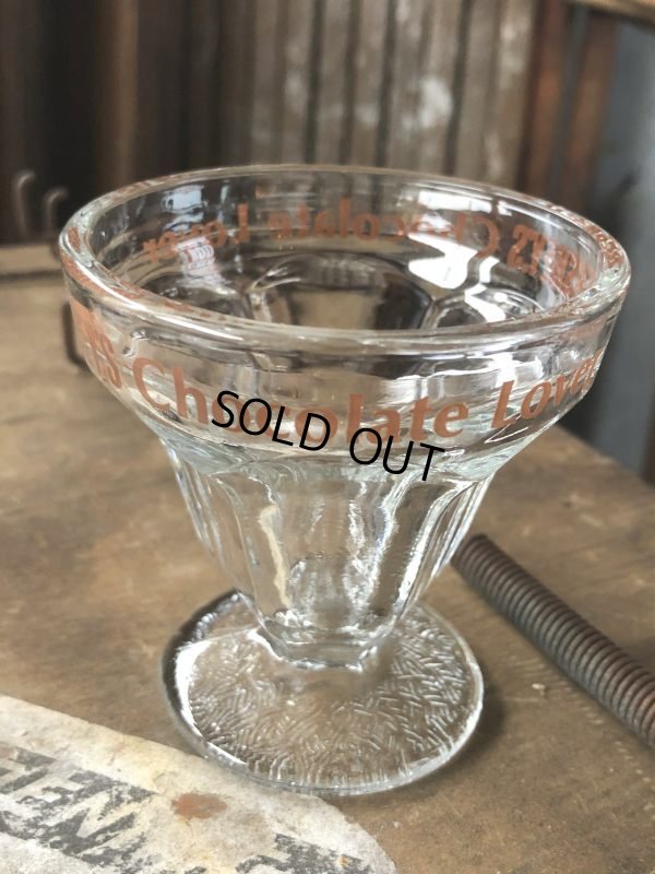 画像6: 70s Vintage Hershey's Chocolate Lover Sundae Glass B (C315)
