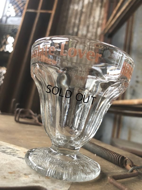 画像7: 70s Vintage Hershey's Chocolate Lover Sundae Glass A (C314)