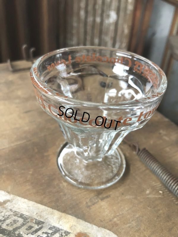 画像5: 70s Vintage Hershey's Chocolate Lover Sundae Glass C (C316)