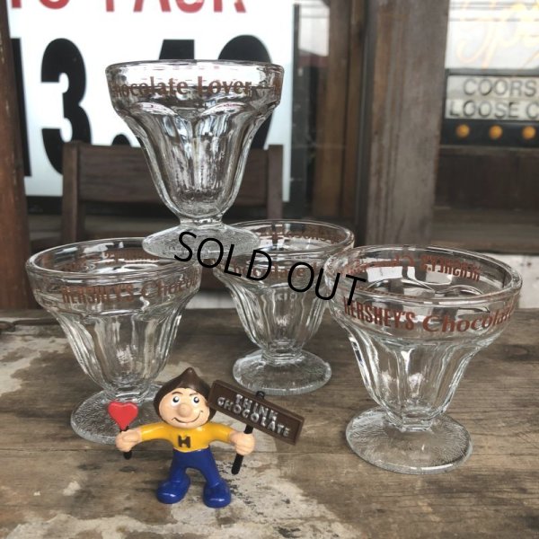 画像11: 70s Vintage Hershey's Chocolate Lover Sundae Glass A (C314)