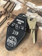 Vintage Motel Key RAMADA INN #119 (C319)