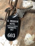 画像1: Vintage Motel Key EL MIRADOR HOTEL #603 (C327) (1)