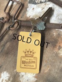 Vintage Motel Key THE BEST Western MOTELS #708 (C323)