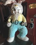 Vintage Rushton Store Display Rubber Face Bunny Plush Stuffed Animal Huge !!! (C343) 