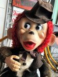 画像9: Vintage Store Display Rubber Face Monkey Plush Stuffed Animal Huge !!! (C342) 